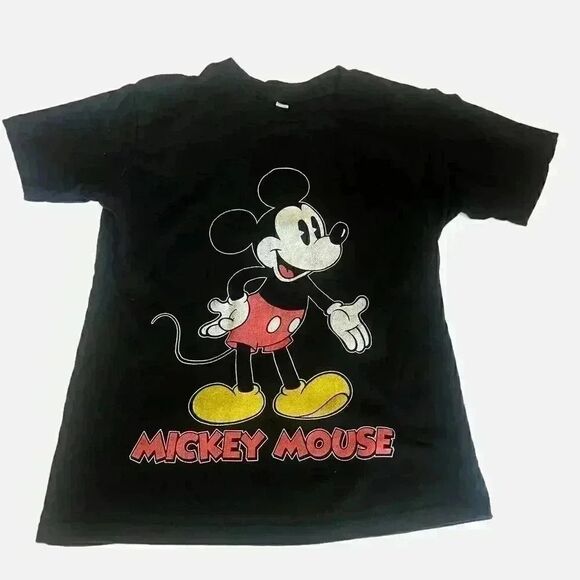 DISNEY 70's Mickey Mouse Unisex Kids Tee Kids Medium - Picture 3 of 6